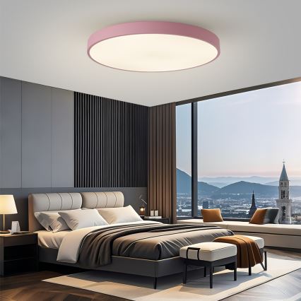 Brilagi - Lampada LED dimmerabile POOL SMART LED/128W/230V diam. 100 cm 3000-6000K Wi-Fi Tuya + telecomando rosa