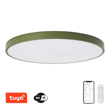 Brilagi - Lampada LED dimmerabile POOL SMART LED/128W/230V Ø 100 cm 3000–6000K Wi‑Fi Tuya + telecomando verde