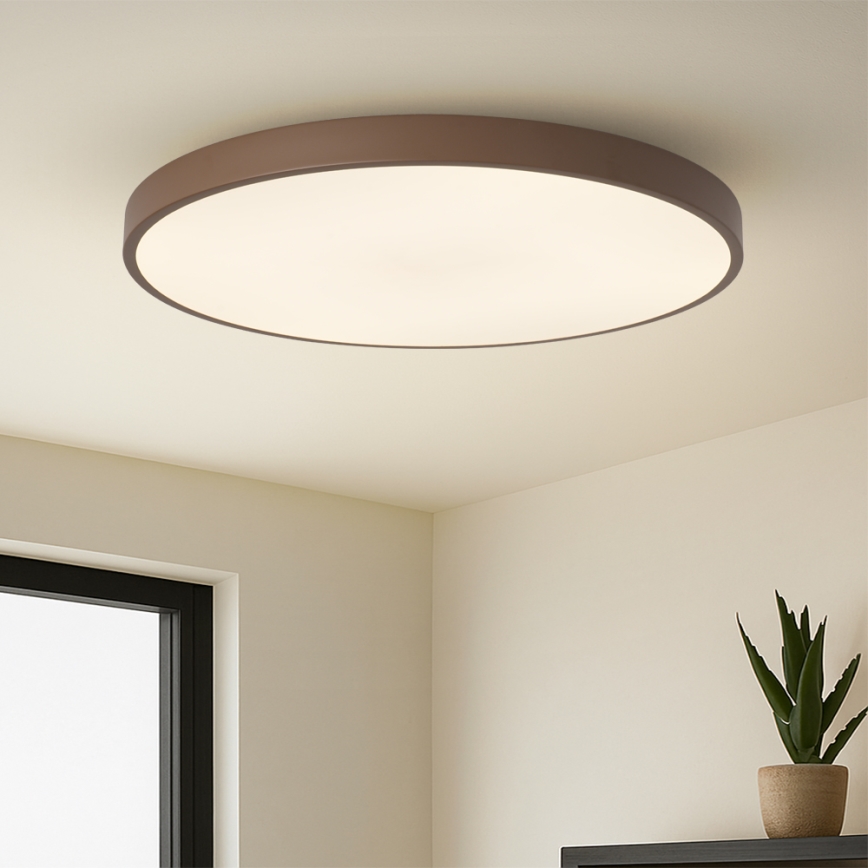 Brilagi - Lampada dimmerabile LED POOL SMART LED/128W/230V Ø 100 cm Wi-Fi Tuya + telecomando marrone