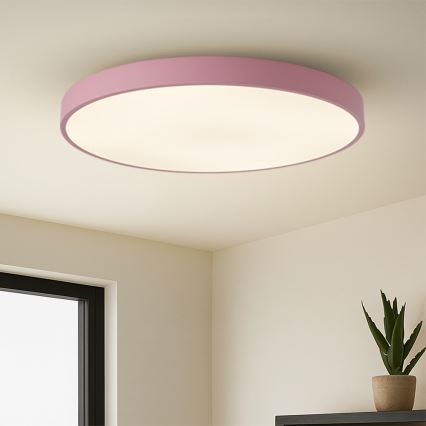 Brilagi - Lampada LED dimmerabile POOL SMART LED/128W/230V Ø 100 cm Wi‑Fi Tuya + telecomando rosa