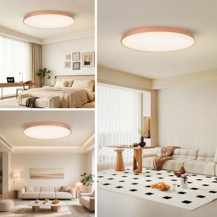 BRILAGI - Plafoniera dimmerabile LED POOL SMART LED/180W/230V 3000-6000K 120 cm color bronzo Wi-Fi Tuya + telecomando