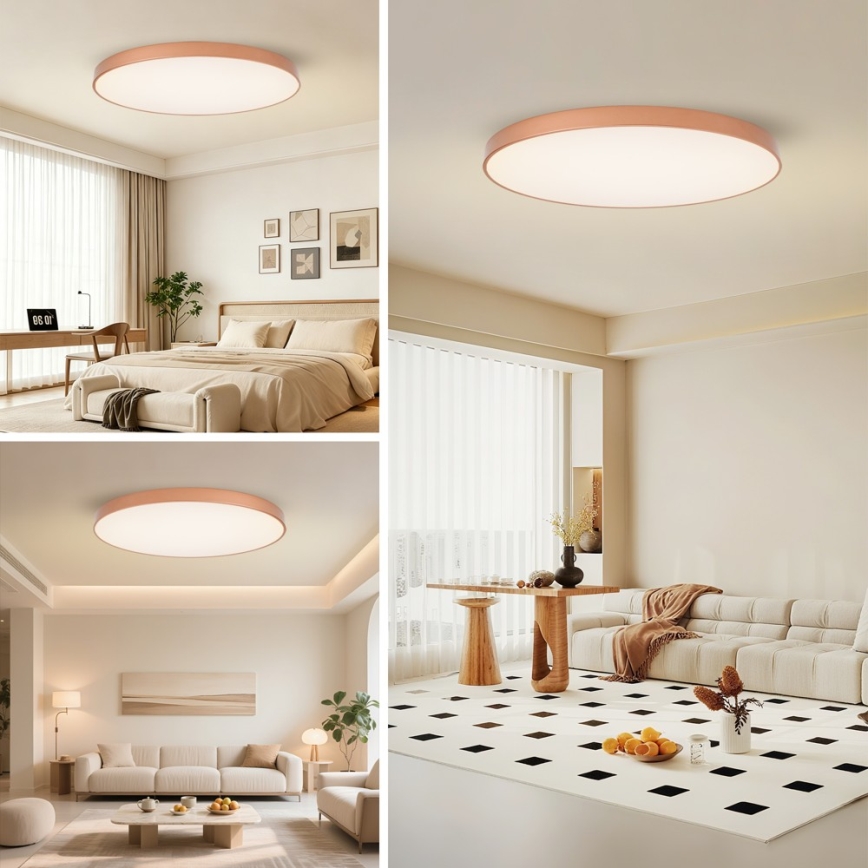 BRILAGI - Plafoniera dimmerabile LED POOL SMART LED/180W/230V 3000-6000K 120 cm color bronzo Wi-Fi Tuya + telecomando