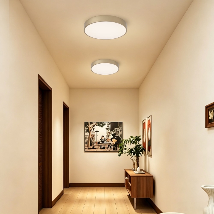 Brilagi - Plafoniera dimmerabile LED POOL SMART LED/48W/230V 3000-6000K diam. 40 cm Wi-Fi Tuya dorata + telecomando