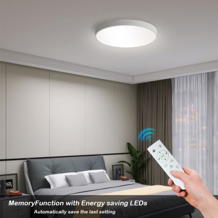 Brilagi - Plafoniera LED dimmerabile POOL SMART LED/48W/230V 40 cm 3000-6000K Wi-Fi Tuya + telecomando bianca
