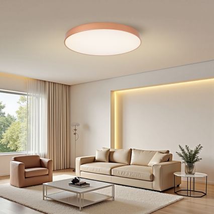 Brilagi - Plafoniera LED dimmerabile POOL SMART LED/100W/230V 3000-6000K Ø 80 cm Wi-Fi Tuya bronzo + telecomando
