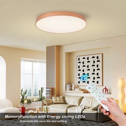 Brilagi - Plafoniera LED dimmerabile POOL SMART LED/100W/230V 3000-6000K Ø 80 cm Wi-Fi Tuya bronzo + telecomando