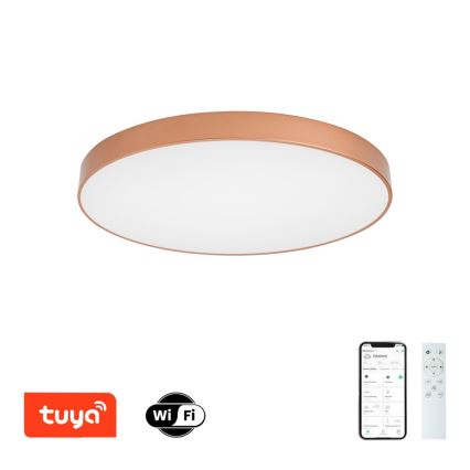Brilagi - Plafoniera LED dimmerabile POOL SMART LED/100W/230V 3000-6000K Ø 80 cm Wi-Fi Tuya bronzo + telecomando