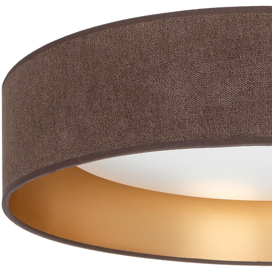 Brilagi - Plafoniera LED dimmerabile VELVET SMARTIX STARS LED/24W/230V 3000-6000K Ø 45 cm marrone/oro Wi-Fi Tuya Beacon + telecomando