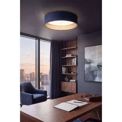 Brilagi - Plafoniera dimmerabile a LED VELVET SMARTIX STARS LED/36W/230V 3000-6000K Ø 55 cm blu/oro Wi-Fi Tuya Beacon + telecomando
