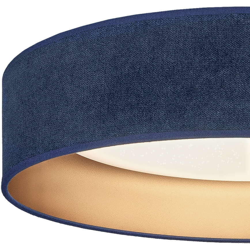 Brilagi - Plafoniera dimmerabile a LED VELVET SMARTIX STARS LED/36W/230V 3000-6000K Ø 55 cm blu/oro Wi-Fi Tuya Beacon + telecomando