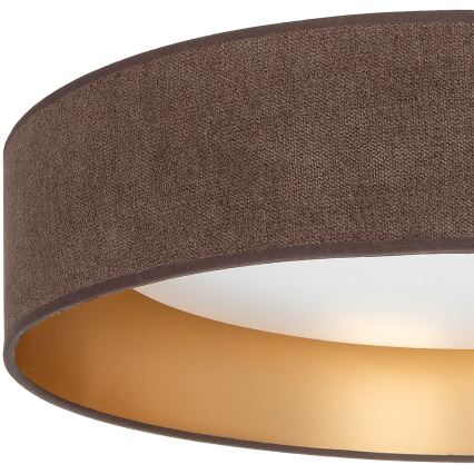 Brilagi - Plafoniera LED dimmerabile VELVET SMART VARI LED/36W/230V 3000-6500K Ø 55 cm marrone/oro + telecomando