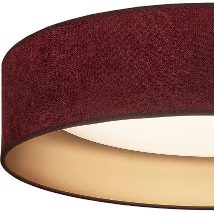 Brilagi - Plafoniera dimmerabile a LED VELVET SMART VARI LED/36W/230V 3000-6500K Ø 55 cm bordeaux/oro + telecomando
