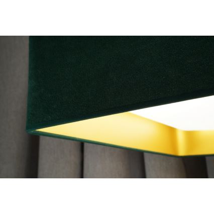 Brilagi - Lampada da soffitto LED dimmerabile VELVET SQUARE SMART LED/36W/230V 60x60 cm 2700-6500K Wi-Fi Tuya + telecomando verde