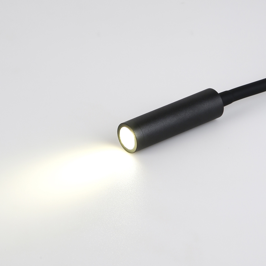 Brilagi - LED Lampada flessibile da muro MAYA LED/3W/230V 4000K nero