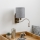 Brilagi - LED Lampada flessibile da muro NUBILA 1xE27/25W/230V + LED/3W cromo opaco/grigio