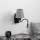 Brilagi - LED Lampada flessibile da muro NUBILA 1xE27/25W/230V + LED/3W nero/grigio
