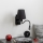 Brilagi - LED Lampada flessibile da muro NUBILA 1xE27/25W/230V + LED/3W nero