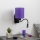 Brilagi - LED Lampada flessibile da muro NUBILA 1xE27/25W/230V + LED/3W nero/viola