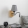 Brilagi - LED Lampada flessibile da muro NUBILA WOOD 1xE27/25W/230V + LED/3W quercia/grigio