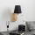 Brilagi - LED Lampada flessibile da muro NUBILA WOOD 1xE27/25W/230V + LED/3W quercia/nero