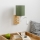 Brilagi - LED Lampada flessibile da muro NUBILA WOOD 1xE27/25W/230V + LED/3W quercia/verde