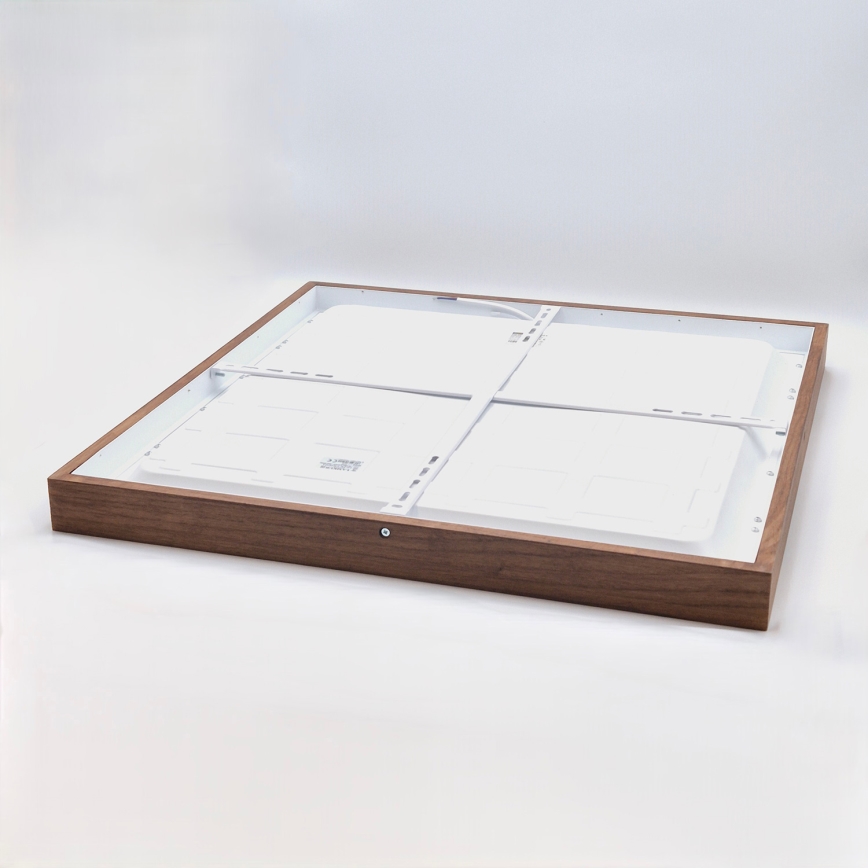 Brilagi - LED Lampada da soffitto per bagno WOODY FRAME LED/40W/230V 60x60 cm IP44 ciliegia
