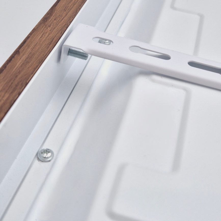 Brilagi - LED Lampada da soffitto per bagno WOODY FRAME LED/40W/230V 60x60 cm IP44 ciliegia