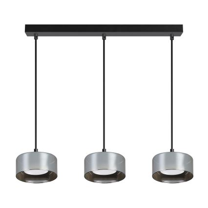 Brilagi - LED Lampadario a cavo AURA LUX 3xGX53/30W/230V nero/fumé