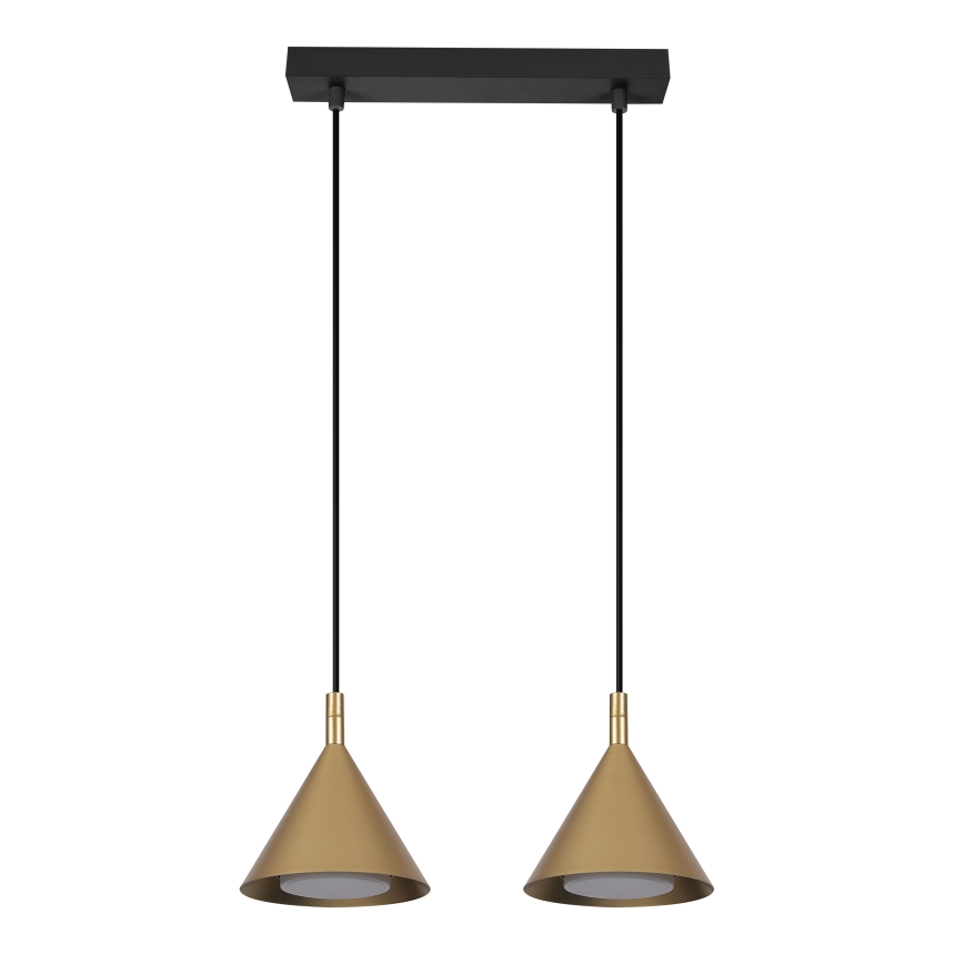 BRILAGI - LED Lampadario a cavo CONE DOUBLE 2xGX53/15W/230V oro