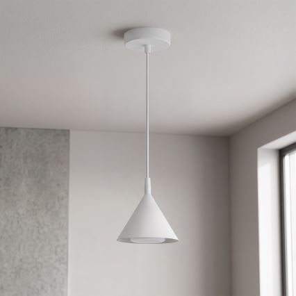 BRILAGI - LED Lampadario a cavo CONE SINGLE 1xGX53/15W/230V bianco