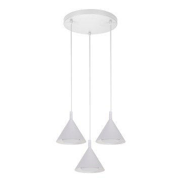 BRILAGI - LED Lampadario a cavo CONE TRIPLE ROUND 3xGX53/15W/230V bianco