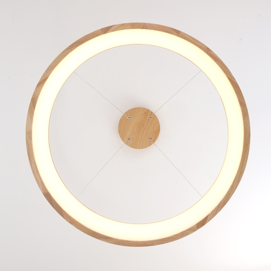 Brilagi - Lampadario LED a sospensione con cavo FALCON WOOD LED/60W/230V 3000/4000/6000K Ø 80 cm, finitura in legno
