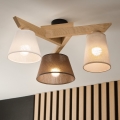 Brilagi - LED  Lampadario a plafone ANTHONY 3xE14/40W/230V quercia