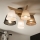 Brilagi - LED  Lampadario a plafone ANTHONY 5xE14/40W/230V quercia