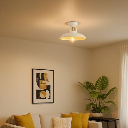 Brilagi - LED Lampadario a plafone FLAMENGO 1xE27/60W/230V bianco