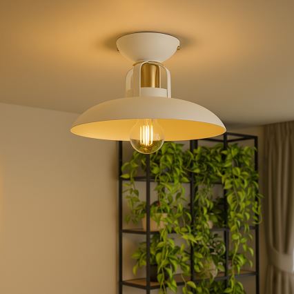 Brilagi - LED Lampadario a plafone FLAMENGO 1xE27/60W/230V bianco