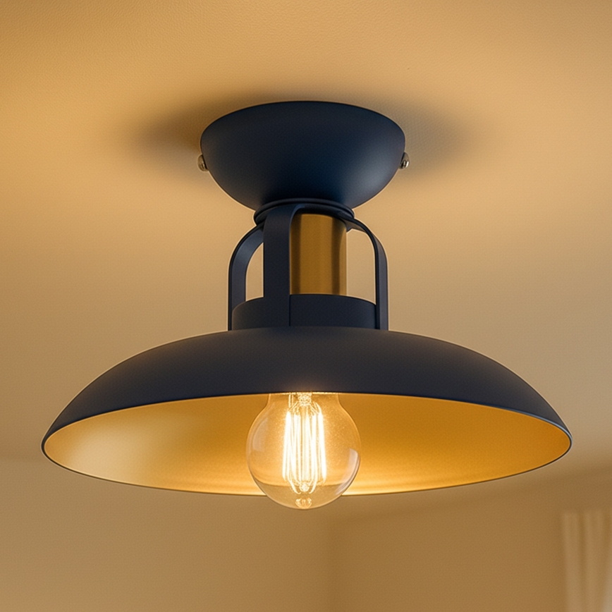 Brilagi - LED Lampadario a plafone FLAMENGO 1xE27/60W/230V blu