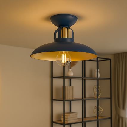 Brilagi - LED Lampadario a plafone FLAMENGO 1xE27/60W/230V blu