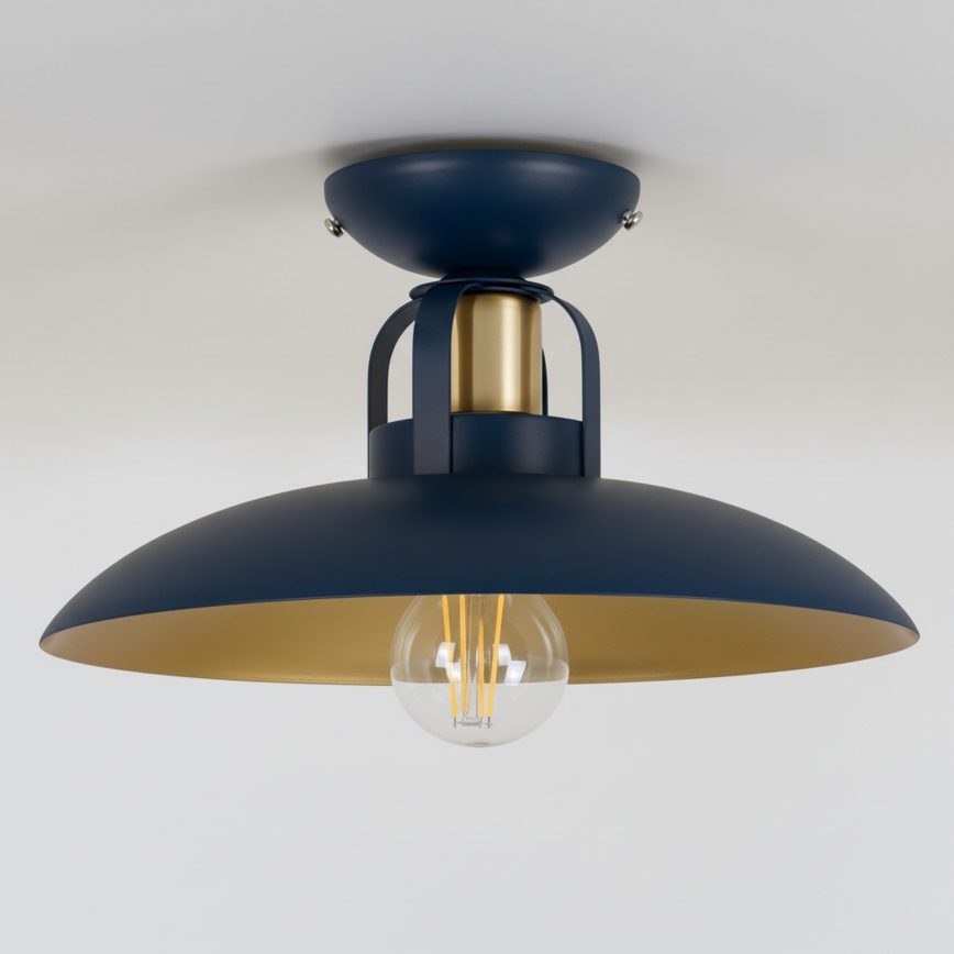 Brilagi - LED Lampadario a plafone FLAMENGO 1xE27/60W/230V blu