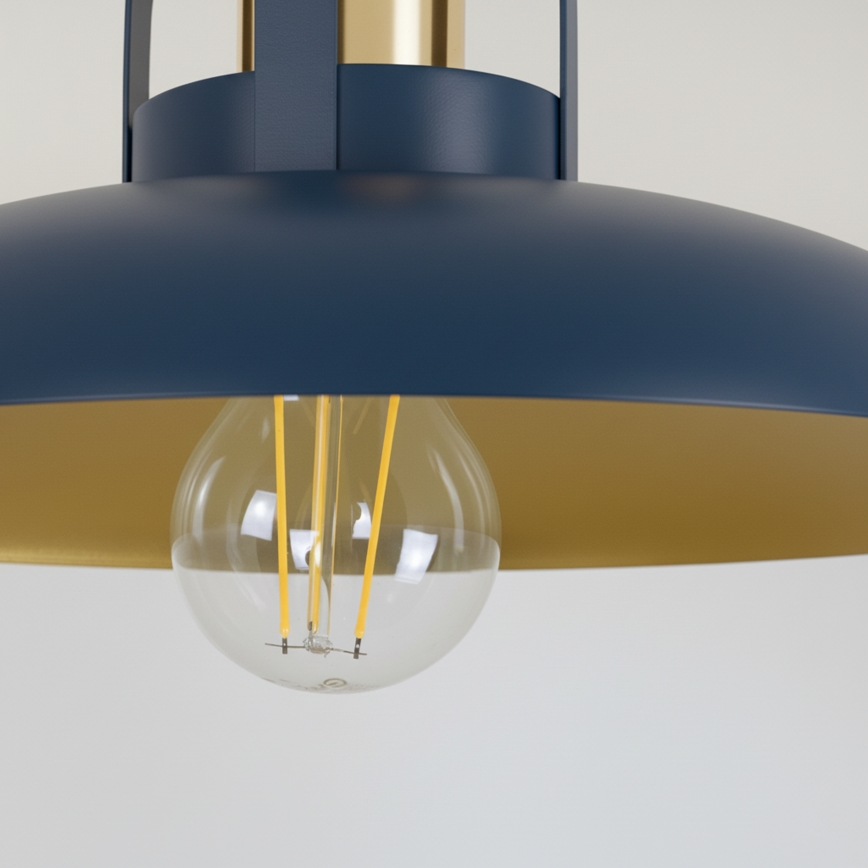 Brilagi - LED Lampadario a plafone FLAMENGO 1xE27/60W/230V blu