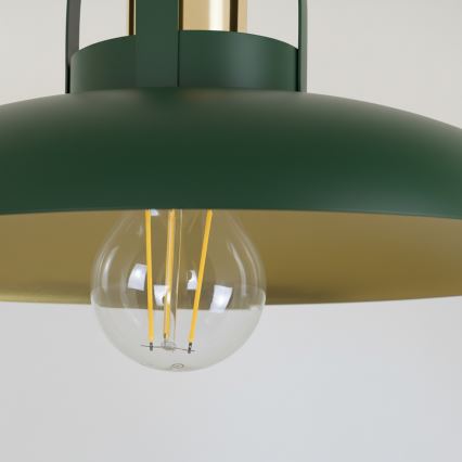 Brilagi - LED Lampadario a plafone FLAMENGO 1xE27/60W/230V verde