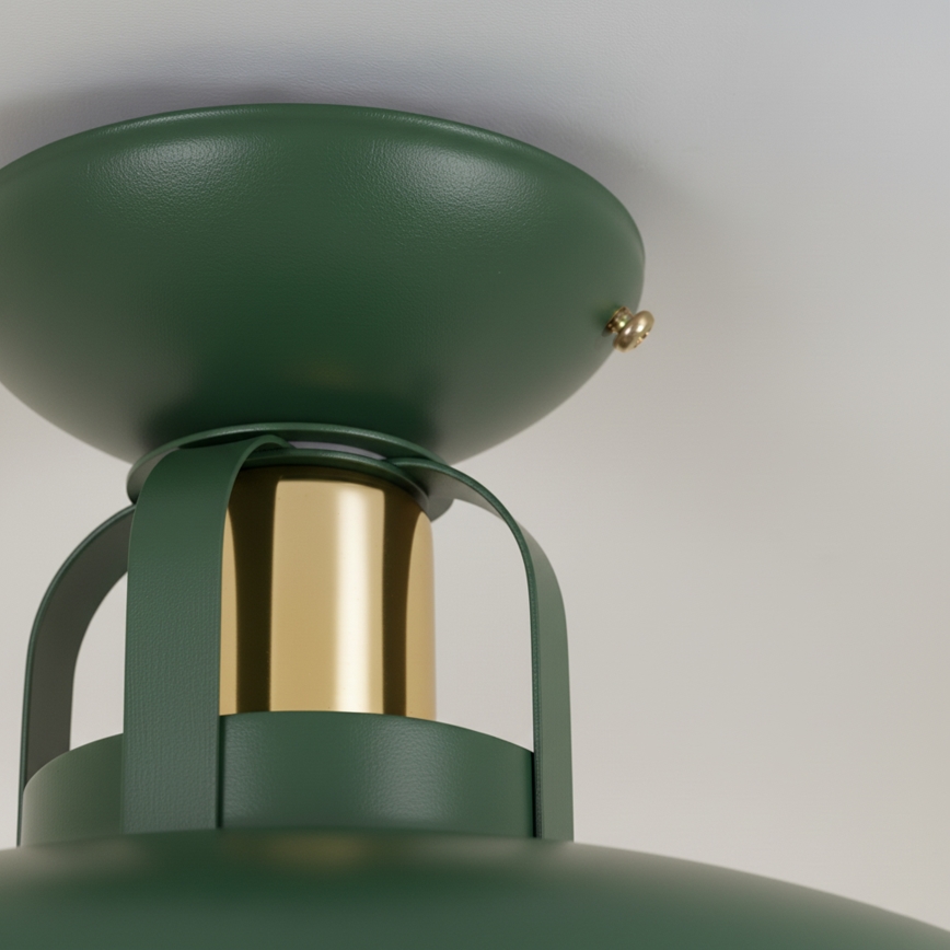 Brilagi - LED Lampadario a plafone FLAMENGO 1xE27/60W/230V verde