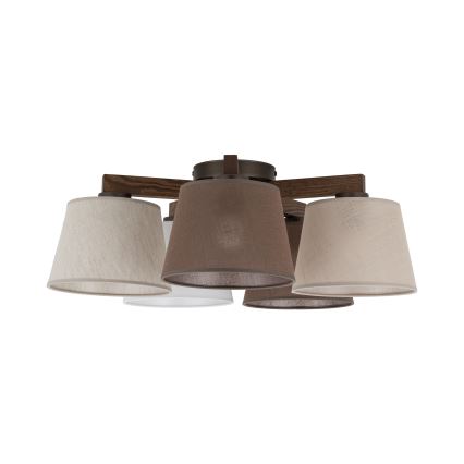 BRILAGI - LED Lampadario a soffitto LATTE 5xE27/15W/230V pino/mix