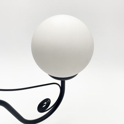 Brilagi - LED Lampadario a sospensione con catena COTTAGE 5xG9/40W/230V nero/bianco