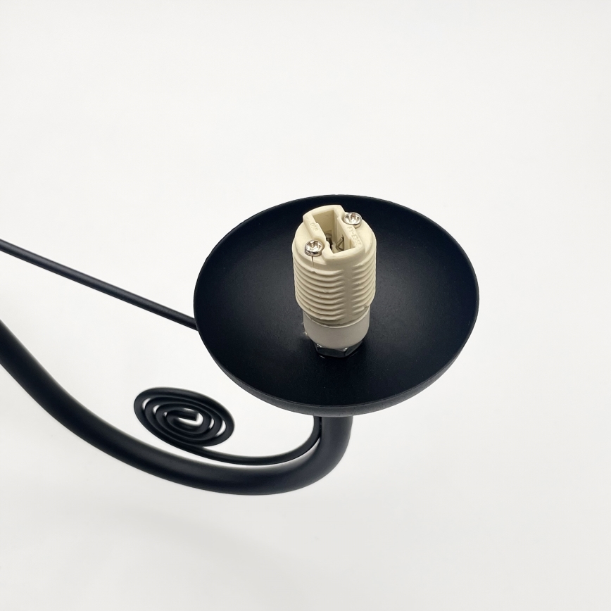 Brilagi - LED Lampadario a sospensione con catena COTTAGE 5xG9/40W/230V nero/bianco