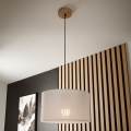 Brilagi - LED Lampadario a sospensione con filo ANTHONY 1xE27/60W/230V quercia/bianco