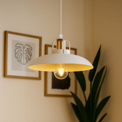 Brilagi - LED Lampadario a sospensione con filo FLAMENGO 1xE27/60W/230V bianco