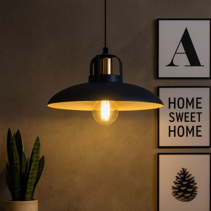 Brilagi - LED Lampadario a sospensione con filo FLAMENGO 1xE27/60W/230V blu