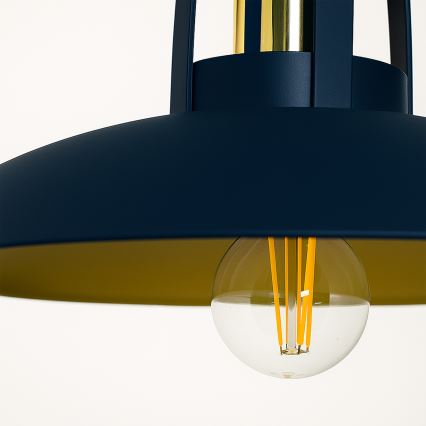 Brilagi - LED Lampadario a sospensione con filo FLAMENGO 1xE27/60W/230V blu