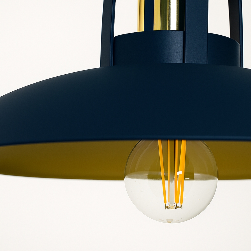 Brilagi - LED Lampadario a sospensione con filo FLAMENGO 1xE27/60W/230V blu